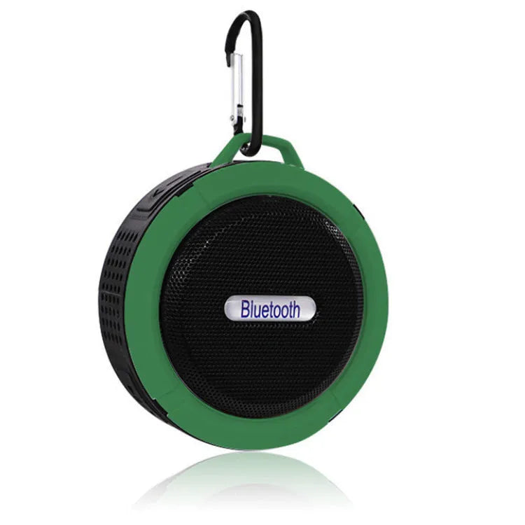 C6 waterproof Bluetooth speaker with suction cup mount in multiple colour options