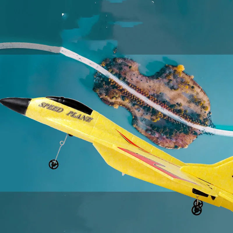 Zhiyang Mig 530 remote control toy fighter glider in EVA foam with light, blue red yellow options