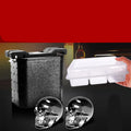 Whiskey ice cube mould with clear ice hockey shape, size 11.5x17.5x19.5cm, plastic material