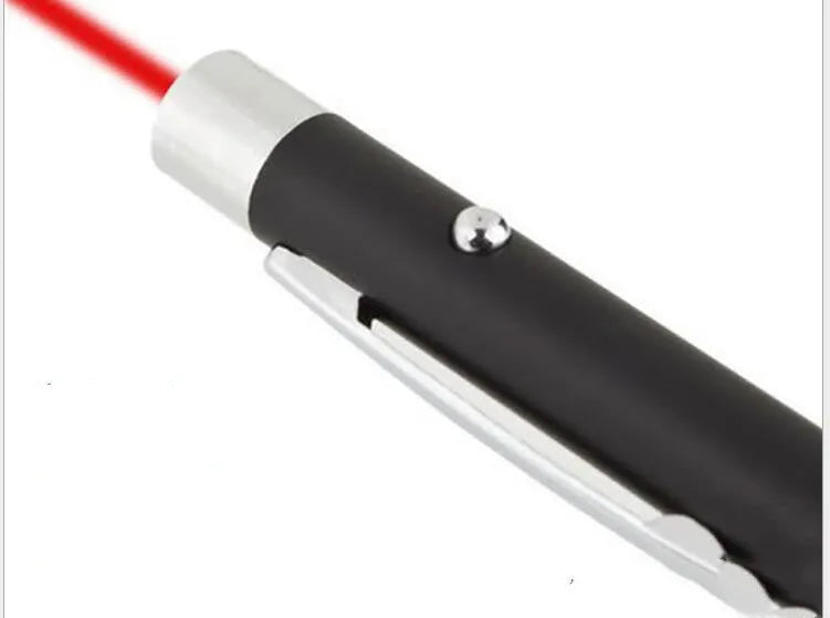 Black red laser pointer pen for presentations with 200-metre range