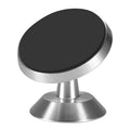 Universal magnetic car phone holder in black measuring 35.5mm by 40mm