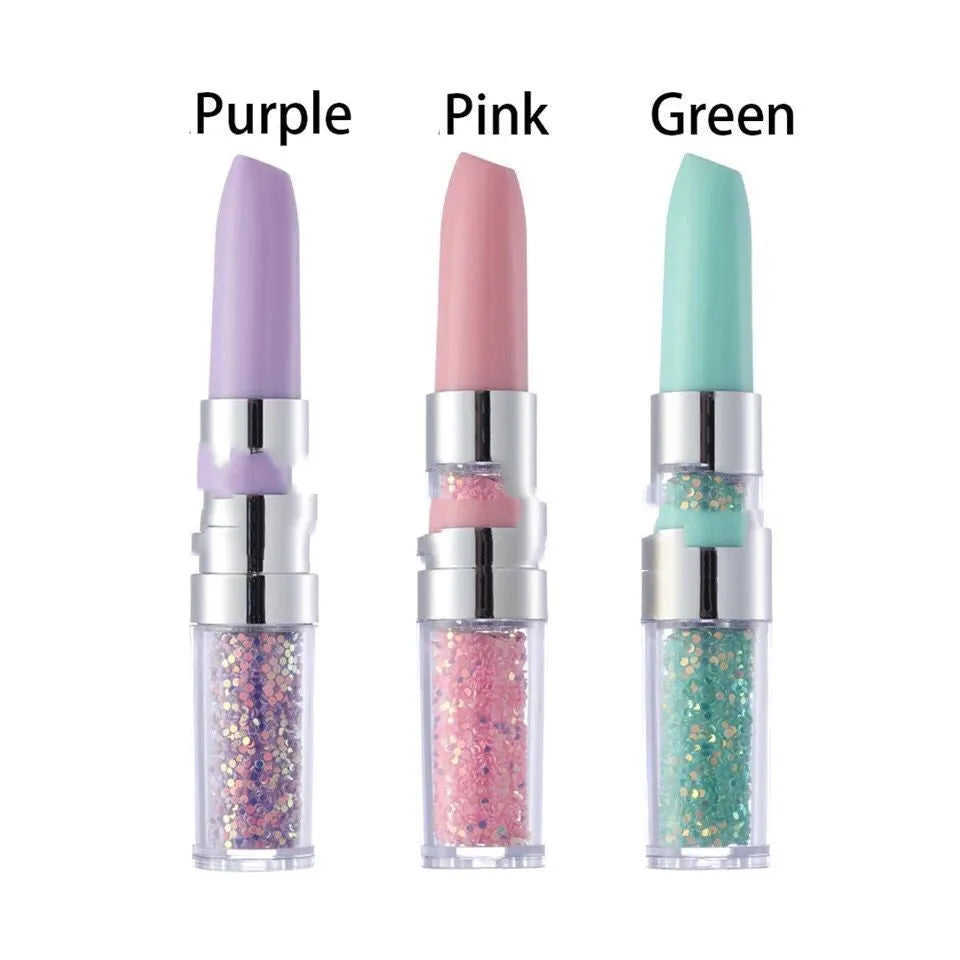 Plastic diamond painting drill pen tool in pink, purple, and green colours for 5D diamond art