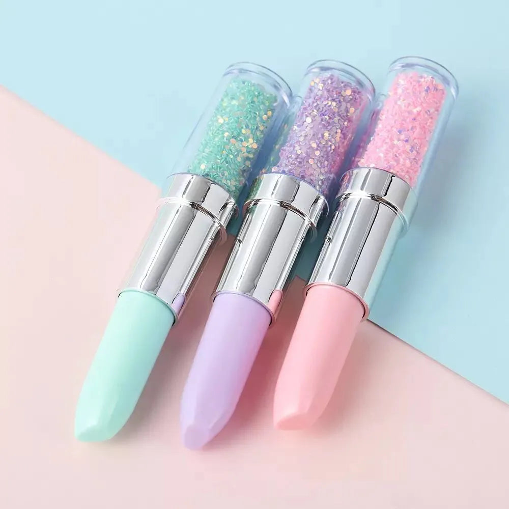 Plastic diamond painting drill pen tool in pink, purple, and green colours for 5D diamond art