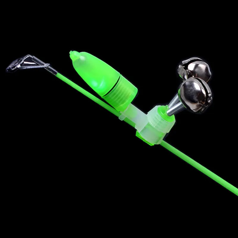 Bell fishing alarm device for sea rods with ABS and metal construction