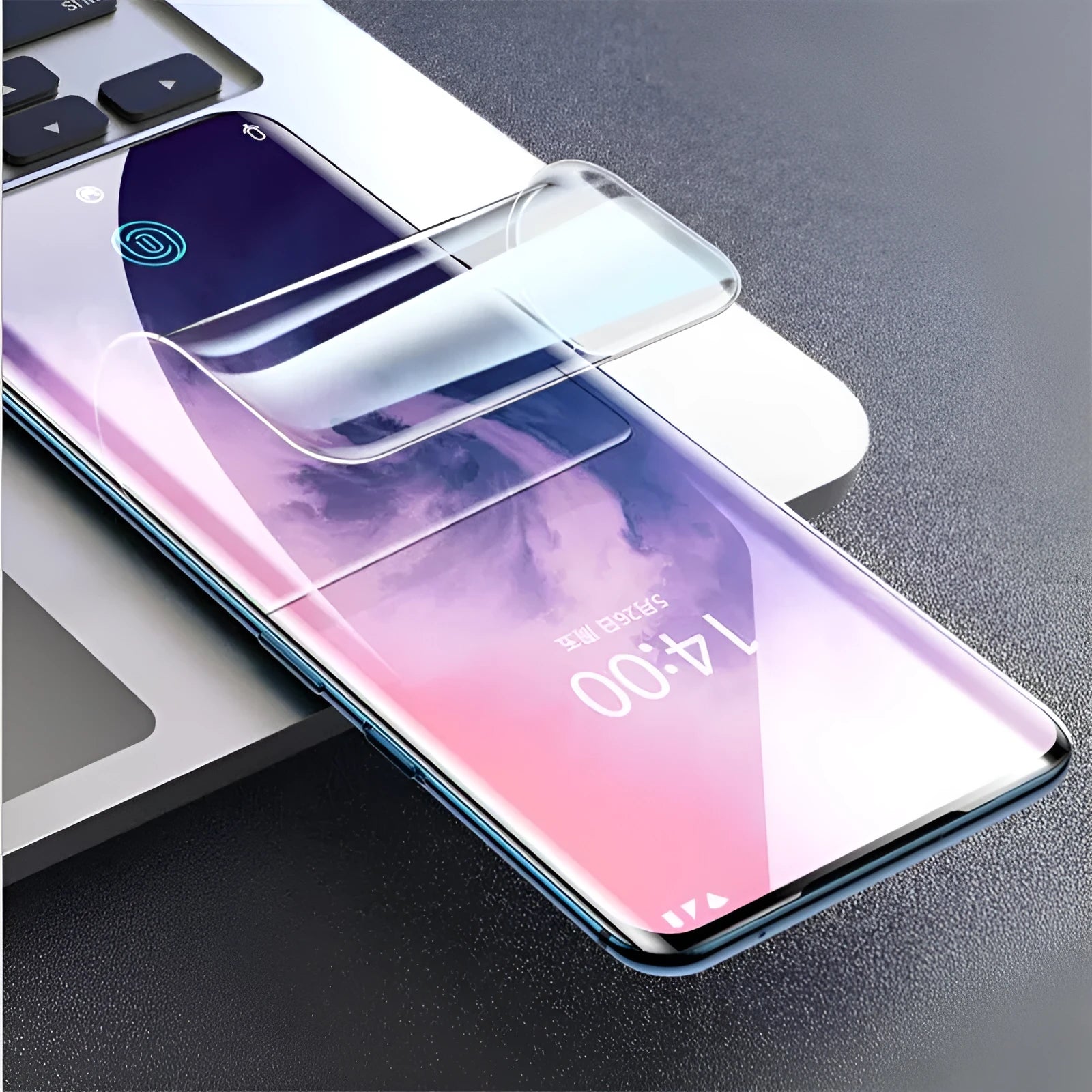 Three hydrogel screen protectors for Huawei and Honor smartphones with PET film
