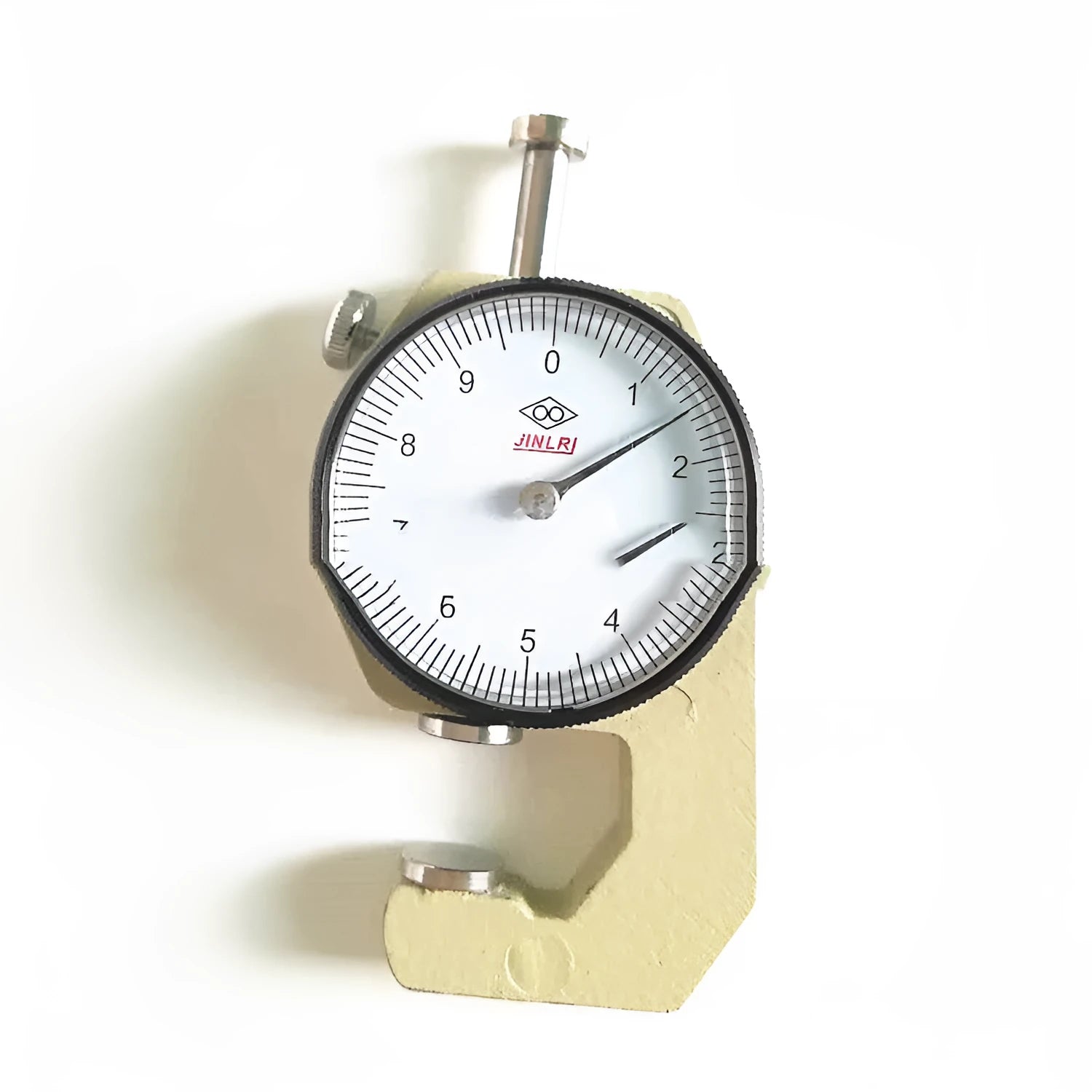 Film thickness gauge for measuring steel tube, film, and cloth materials with a 0-20mm range