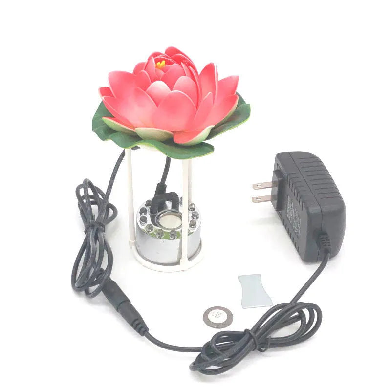 Ultrasonic humidifier with remote control and timer for pool rockery fountain and fish tank use