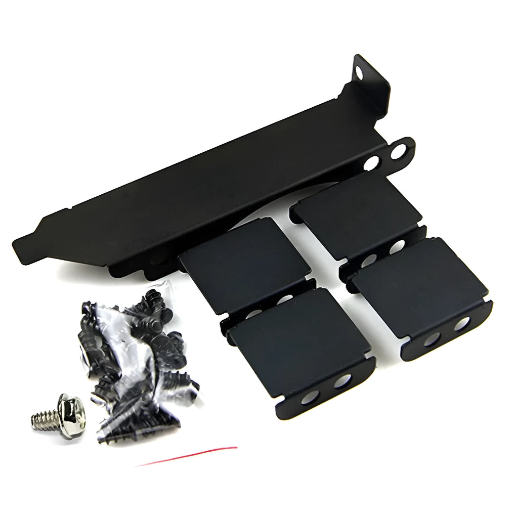 Aluminium graphics card cooling fan bracket for 8cm and 9cm case fans