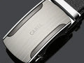 Camel men's automatic buckle belt made of two-layer cowhide leather, alloy buckle, width 3.5cm, embossed finish