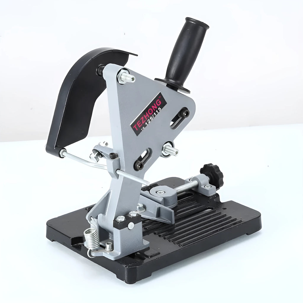 Universal alloy angle grinder bracket with 125mm length for industrial workshop use