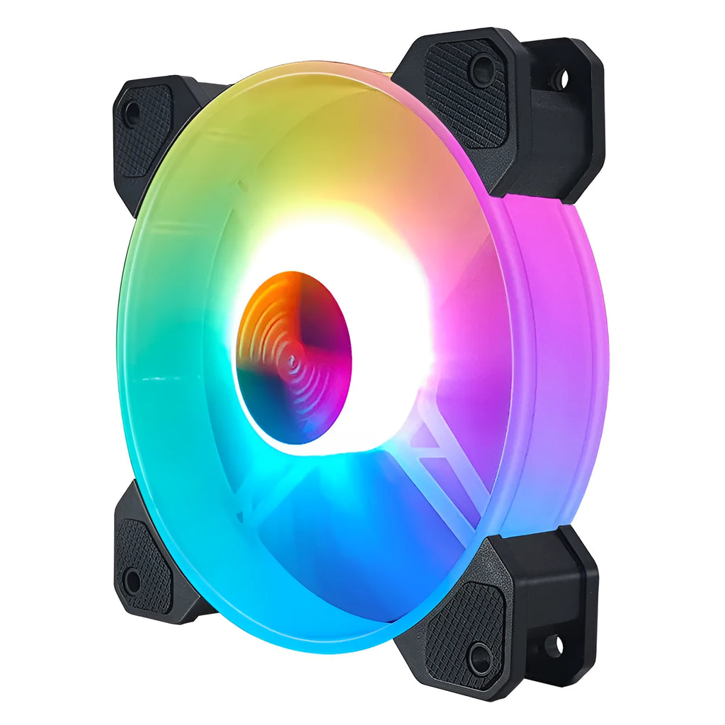 12cm black ABS hydraulic bearing chassis cooling fan for PC case ventilation