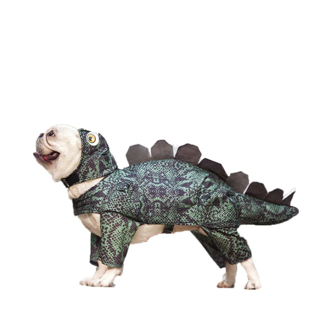 Pet dinosaur costume bunny outfit for female dogs and cats