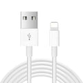 White 20W USB-C fast charger and cable for Apple iPhone and iPad.