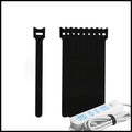 Velcro wire fixed cable organizer in six-floor travel storage design, mixed colour and single colour options, 3 to 50 packs