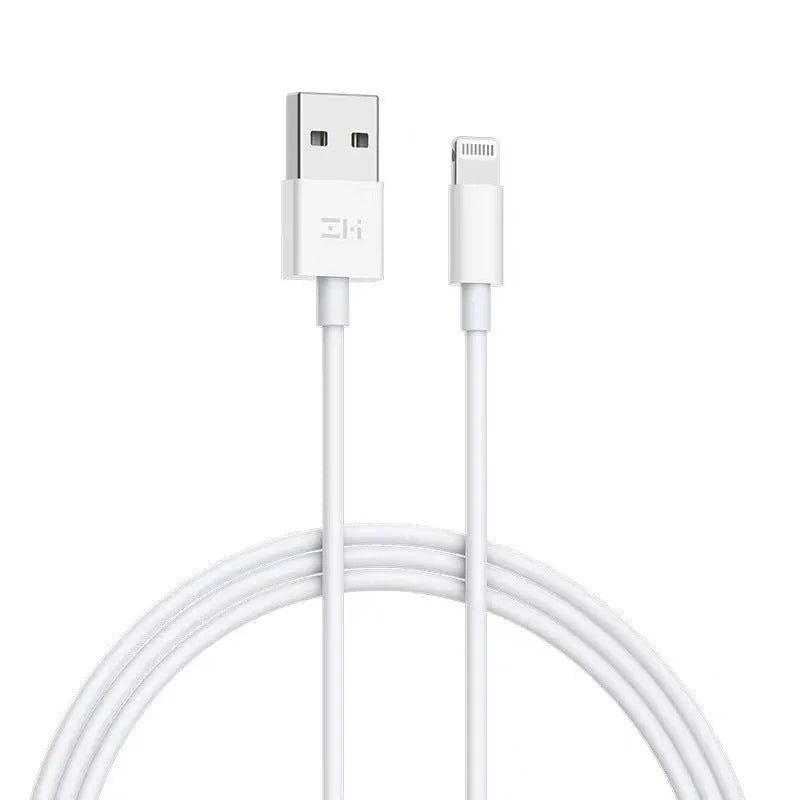 White MFI certified lightning data cable for iPhone XS Max with 1 metre length