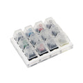 Cherry twelve-axis tester mechanical keyboard with twelve different Cherry MX switches in white case