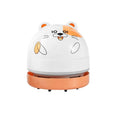 Mini USB desktop vacuum cleaner with flat nozzle for keyboard cleaning in multiple style options