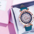 Women's diamond fashion watch with round 32mm dial waterproof to 30 metres in multiple colour options