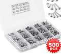 Stainless steel hexagon socket pan head bolt and nut set, M3 M4 M5 sizes, A2-70 grade