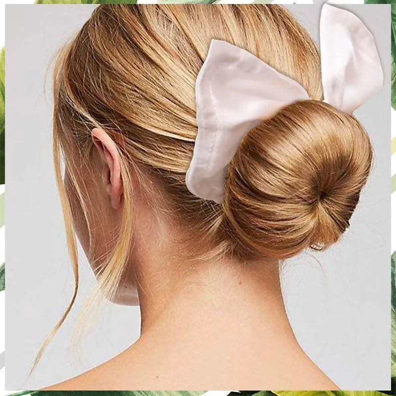 French retro cotton headband with bowknot detail in multiple colour set options.