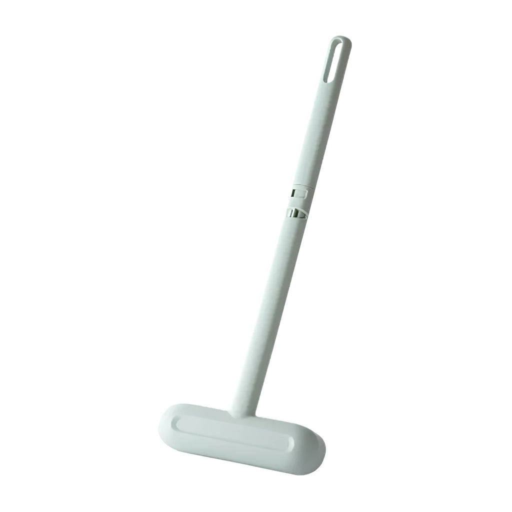 Long-handled plastic screen and window cleaning brush with double-sided wipe, 52x20cm, in white, pink or green