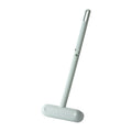 Long-handled plastic screen and window cleaning brush with double-sided wipe, 52x20cm, in white, pink or green