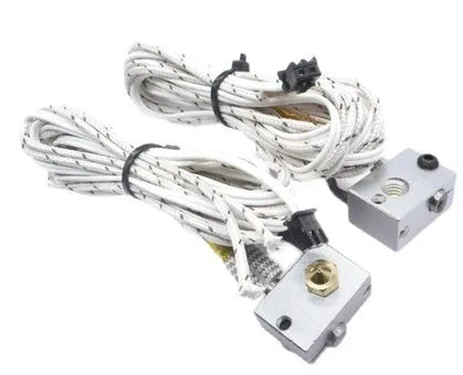 E3D V6 50W heating kit with 12V 24V heating tube and NTC 100K thermistor for 3D printer hotend