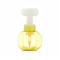 Empty non-woven fabric foaming bottle for soap in blue, green, pink, and yellow colour options.