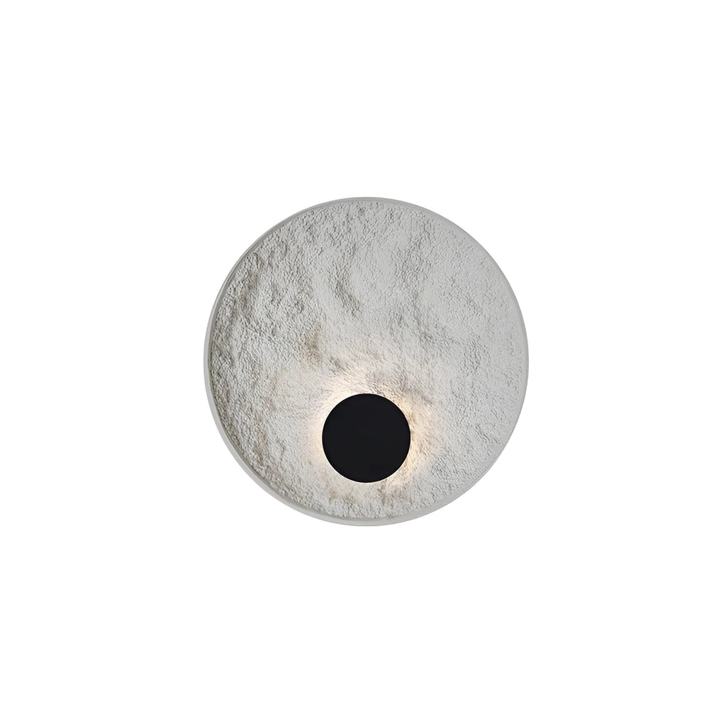White modern bedside wall lamp with iron construction showing 300mm and 500mm length options