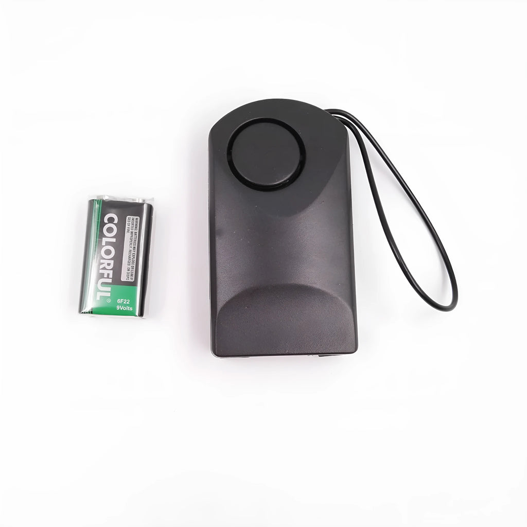 Black 902 model human body induction anti-theft door handle alarm with hanging installation