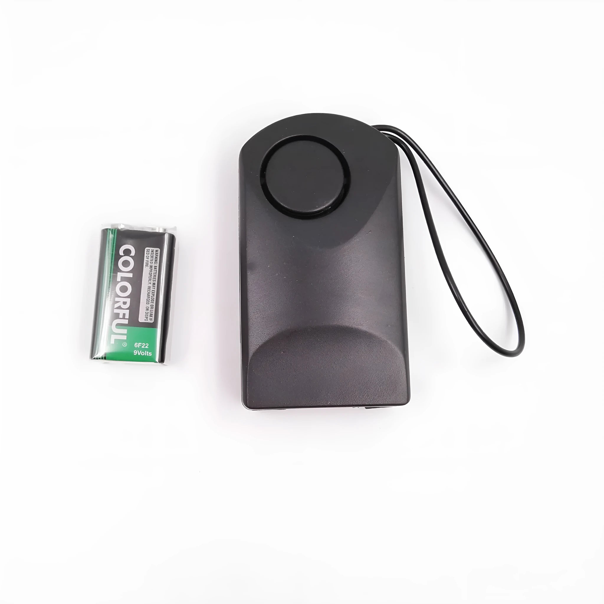 Black 902 model human body induction anti-theft door handle alarm with hanging installation