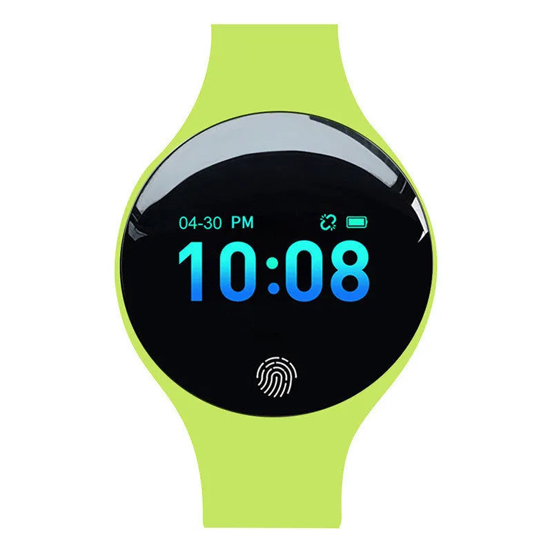 Smart watch with 0.66-inch screen in multiple colours showing 37mm dial and Bluetooth connectivity