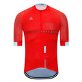 Raudax men's short sleeve cycling jersey in summer yellow and black, front view, 100% polyester fabric