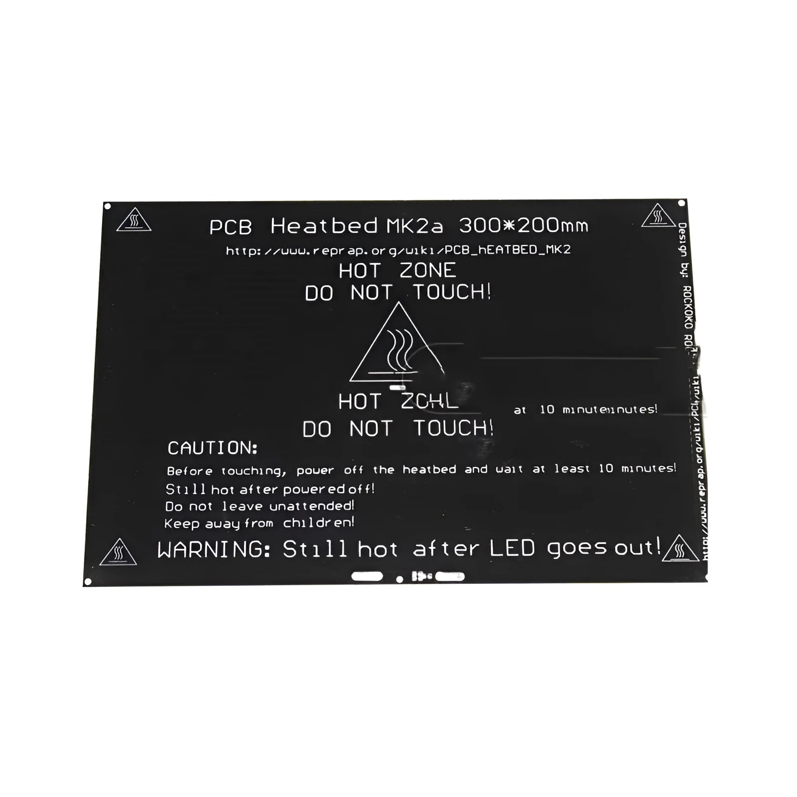 MK2A 3D printer hot bed platform aluminum substrate 200x300mm replacement build plate