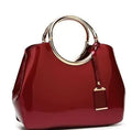 Polyester women's handbag in seven colours with card slot and zipper pocket for weddings and parties