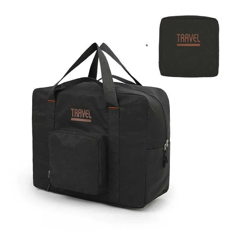 Cube-shaped travel storage bag in 300D Oxford cloth with seal closure