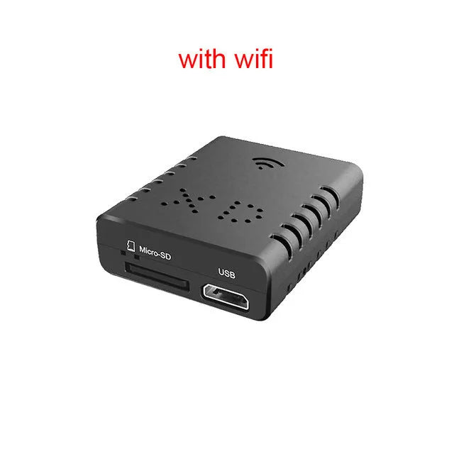 A9 camera WiFi smart sports HD DV night vision camera in black with rotating bracket