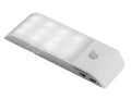 12LED rechargeable human body sensor night light with infrared motion detection and PVC shade