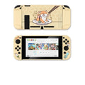 Clear silicone protective case for Nintendo Switch with ergonomic back grip design