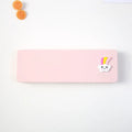 Korean version candy colour cartoon PVC pencil case with waterproof finish, multiple style options available