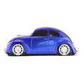 Beetle-shaped wireless optical mouse in black, blue, red, or yellow colours with 2.4g connectivity