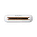 Rose gold USB car air purifier and deodoriser unit for small spaces.