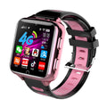 Children's smart watch with 1.54-inch screen and silicone wristband in black, blue, or pink colours