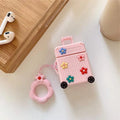 Silicone flip cover for Apple AirPods 1st and 2nd generation in multiple colour options.
