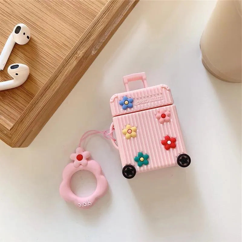 Silicone flip cover for Apple AirPods 1st and 2nd generation in multiple colour options.