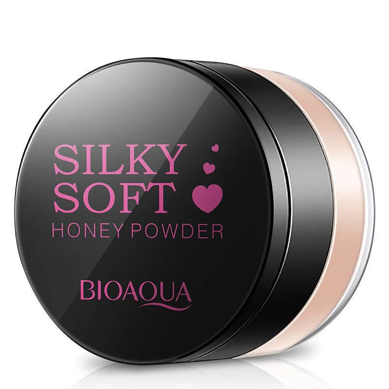 Soft Light Silky Setting Loose Powder 15g in three colour swatches natural ivory and tender complexion