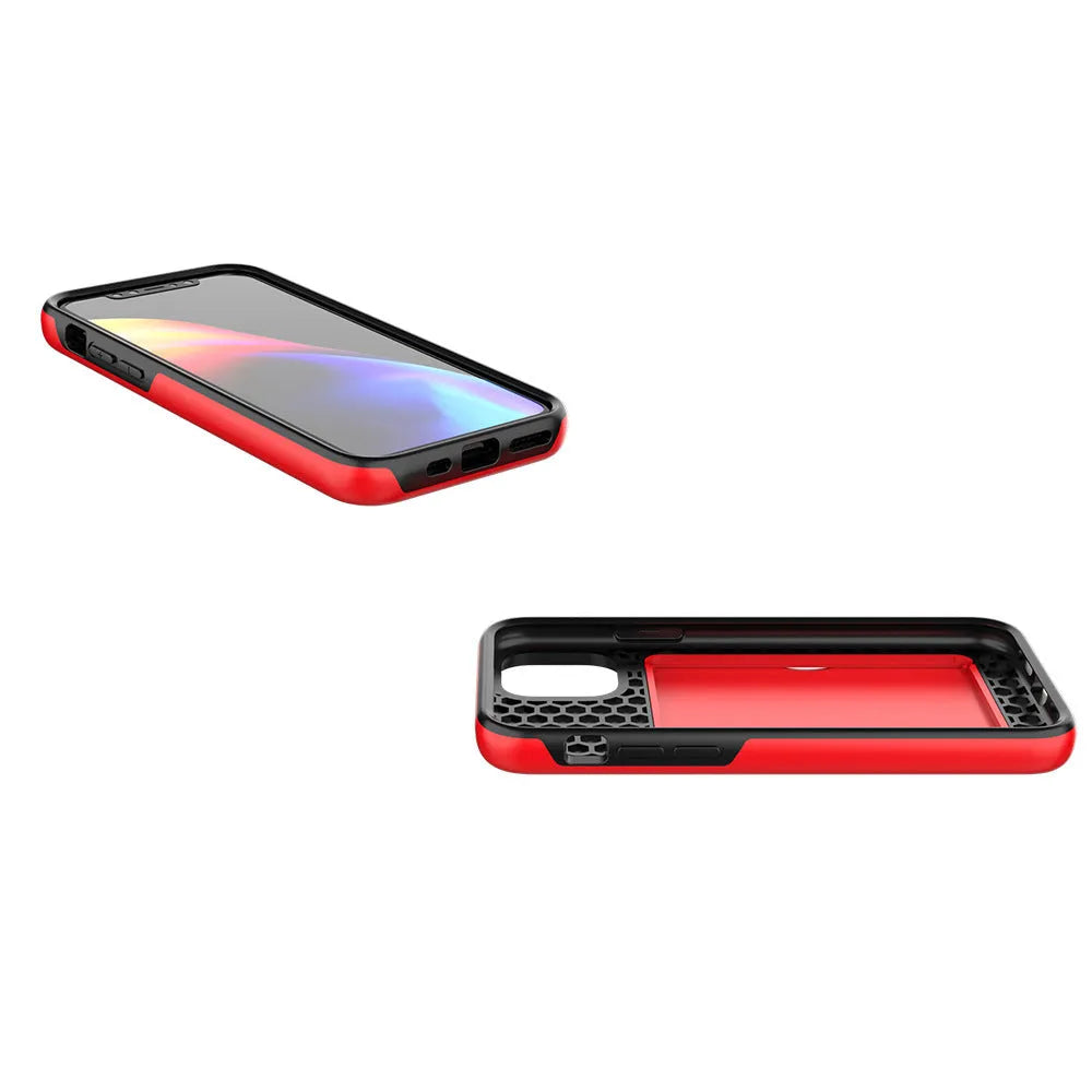 Simple solid-colour mobile phone case for iPhone 11 series in various colours on a white background.