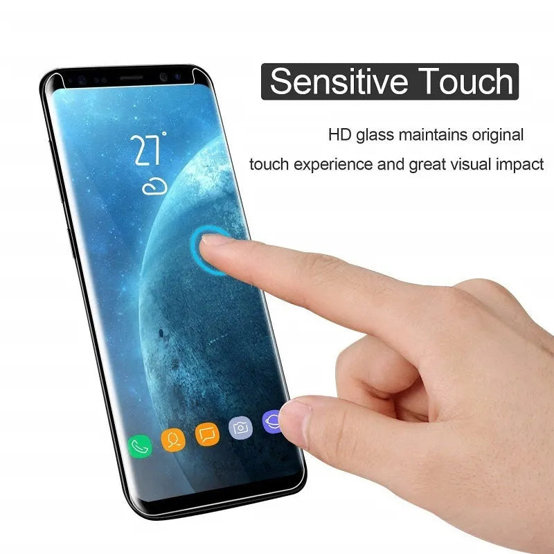 Tempered glass screen protector for Samsung Galaxy S8 S9 Note8 Note9 smartphones