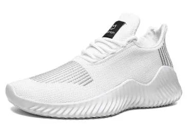 Living Passion Runners low top air cushion running shoes in black with net layer cloth upper