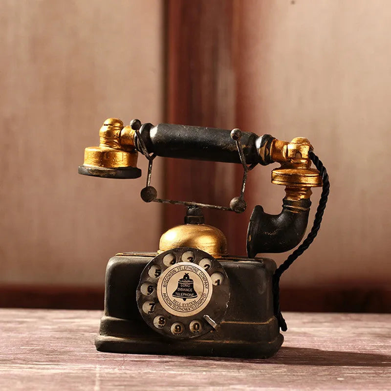 Black synthetic resin hanging ornament with distressed dirty and old finish and abstract modelling for model displays